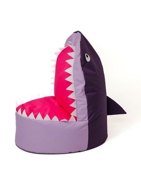 Picture of Sako bag pouffe Shark purple-light purple XXL 100 x 60 cm