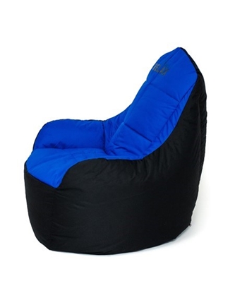 Attēls no Sako Boss sack pouffe black-blue XXL 140 x 90 cm