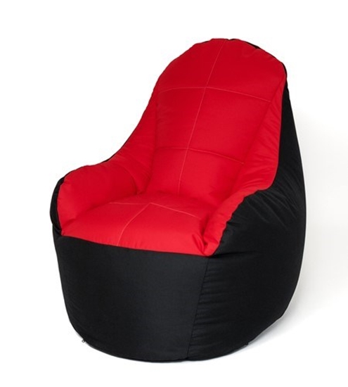 Изображение Sako Boss sack pouffe black-red XXL 140 x 90 cm