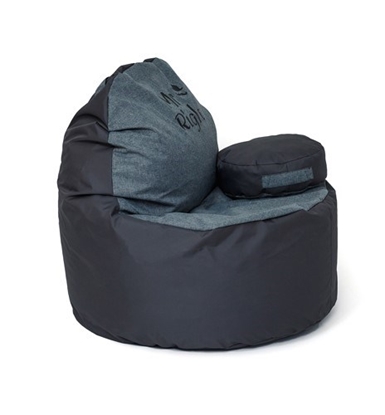 Picture of Sako sack pouffe Coffee graphite-grey XXL 120 x 80 cm