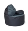 Attēls no Sako sack pouffe Coffee graphite-grey XXL 120 x 80 cm