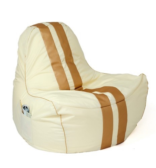 Picture of Sako sack pouffe Ferrari beige-gold XXL 140 x 100 cm