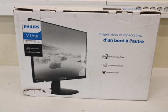 Picture of SALE OUT.  | Philips | 273V7QJAB/00 | 27 " | IPS | FHD | 16:9 | 60 Hz | 5 ms | LCD pixels | 1920 x 1080 | 250 cd/m² | HDMI ports quantity 1 | Black | Warranty 22 month(s) | DAMAGED PACKAGING