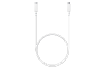 Изображение SAMSUNG USB CABLE 1M TYPE-C TO USB TYPE-C 5A EP-DN975BWE WHITE