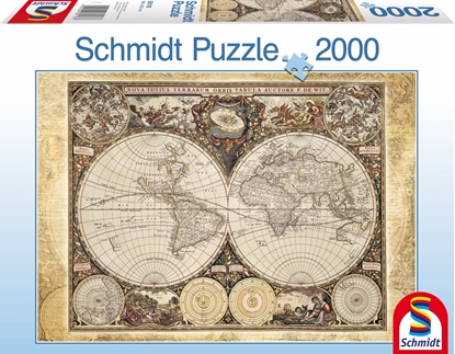 Picture of Schmidt 58178 Historical World Map Puzzle 2000pcs