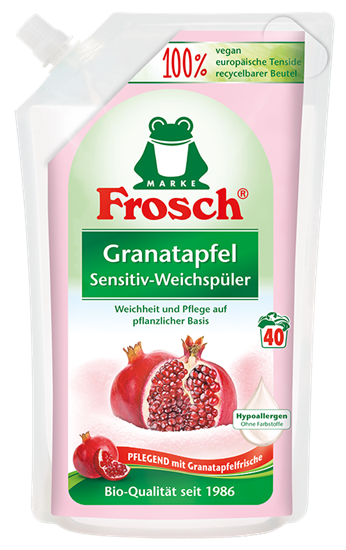 Picture of Skalbinių minkštiklis Frosch Granatų kvapo 1000 ml