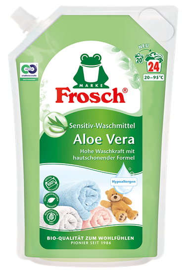 Изображение Skysta skalbimo priemonė Frosch Aloe Vera 1800 ml