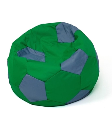 Изображение Soccer Sako bag pouffe green-grey XL 120 cm
