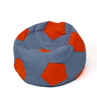 Изображение Soccer Sako bag pouffe grey-red L 80 cm