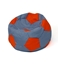 Изображение Soccer Sako bag pouffe grey-red L 80 cm