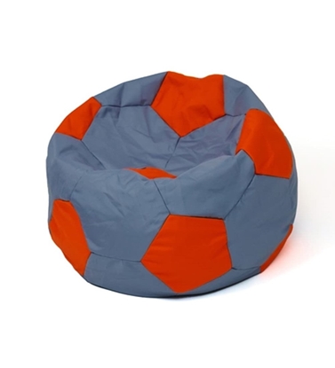 Изображение Soccer Sako bag pouffe grey-red XL 120 cm