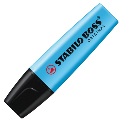 Attēls no STABILO BOSS ORIGINAL marker 1 pc(s) Chisel tip Blue