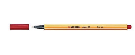 Picture of STABILO point 88 fineliner Red 1 pc(s)