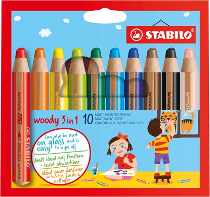 Изображение STABILO woody 3 in 1 Multicolour 10 pc(s)