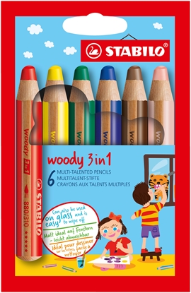 Изображение STABILO Woody 3 in 1 Multicolour 6 pc(s)