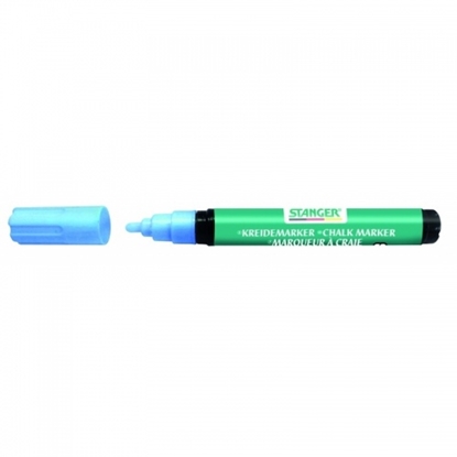 Attēls no STANGER chalk MARKER, 3-5 mm, blue, 1 pcs. 620025-1