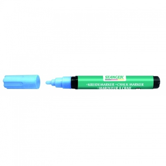 Picture of STANGER chalk MARKER, 3-5 mm, blue, 1 pcs. 620025-1