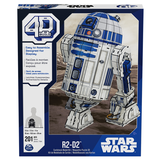 Изображение STAR WARS 4D dėlionė „Žvaigždžių karai: R2D2“