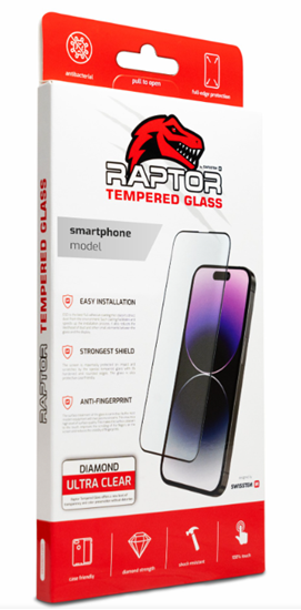 Picture of Swissten Raptor Diamond Ultra Full Face Tempered Glass for Apple iPhone 14