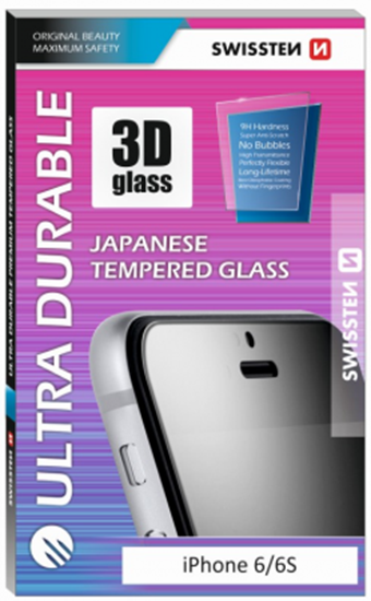 Picture of Swissten Ultra Durable 3D Japanese Tempered Glass Premium 9H Screen Protector Samsung J600 Galaxy J6 (2018) White