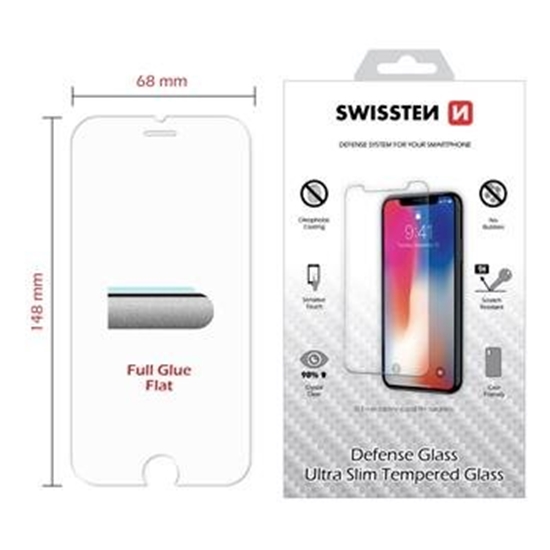 Picture of Swissten Ultra Slim Tempered Glass Premium 9H Screen Protector Apple iPhone 6 Plus / 6S Plus