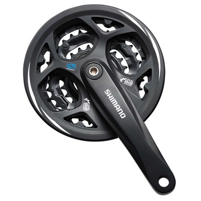 Attēls no Švaistikliai Shimano 7/8-speed Black FC-M311 42/32/22T 175mm