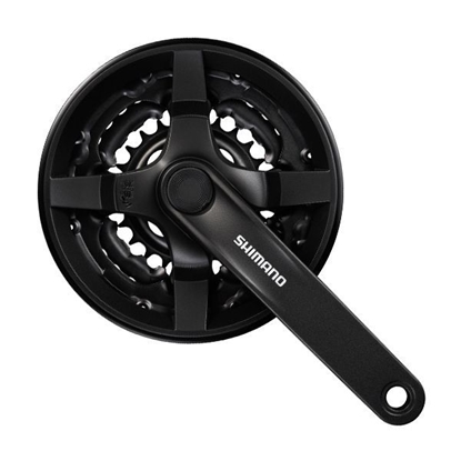 Attēls no Švaistiklis Shimano 6/7/8-speed Black FC-TY301 42x34x24T 170mm