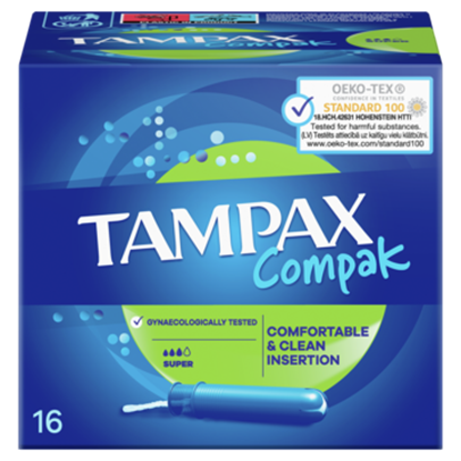 Picture of Tampax Compak Super 16 gab.