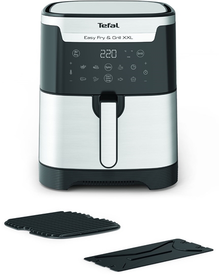 Picture of TEFAL Easy Fry & Grill EY801D 6.5 L Stand-alone 1650 W Hot air fryer Stainless steel