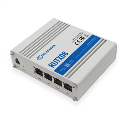 Attēls no Teltonika Industrial Router  RUTX08 No Wi-Fi  10/100/1000 Mbit/s  Ethernet LAN (RJ-45) ports 4  1