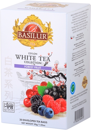 Attēls no Tēja baltā Basilur Premium White Tea Forest Fruit, 20 paciņas