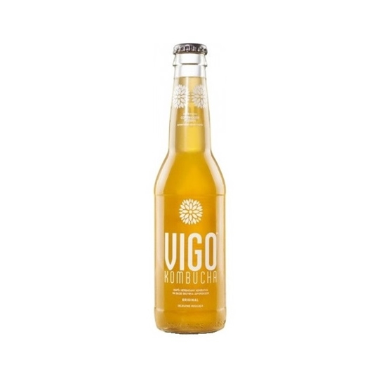 Изображение Tējas dzēriens atsvaidzinošs VIGO Kombucha, Original, gāzēts, 0.33l