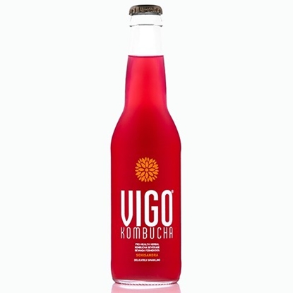 Изображение Tējas dzēriens atsvaidzinošs VIGO Kombucha, Schisandra, gāzēts, 0.33l