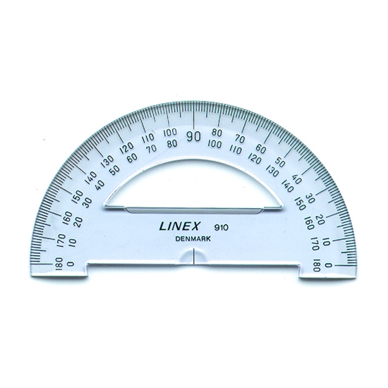 Picture of Transportieris LINEX 910, 180°, 10 cm, caurspīdīgs