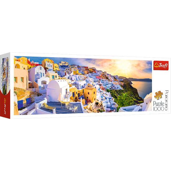 Picture of TREFL panoraminė dėlionė „Santorini“, 1000 det.