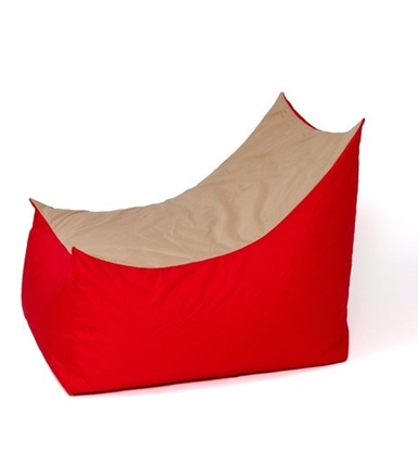 Attēls no Tron red-beige Sako bag pouffe XXL 140 x 90 cm