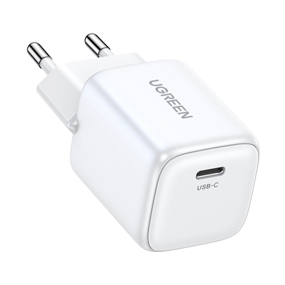 Attēls no Ugreen CD318 GaN 20W USB-C Tīkla lādētājs - adapteris Nexode mini White