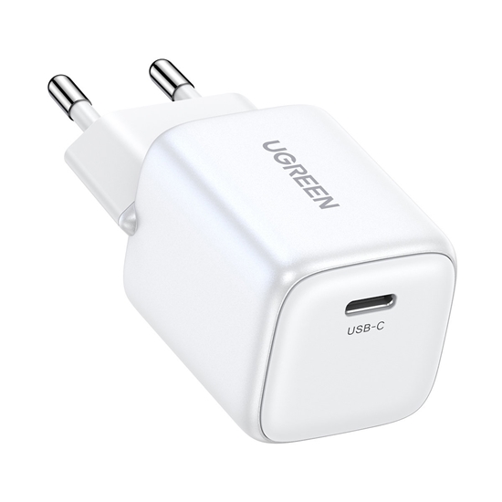 Picture of Ugreen CD318 GaN 20W USB-C Tīkla lādētājs - adapteris Nexode mini White