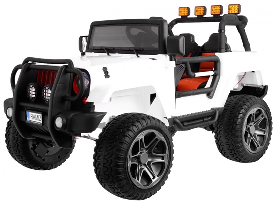 Изображение Vaikiškas elektromobilis Monster Jeep, baltas