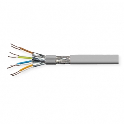 Изображение VALUE S/FTP Cable Cat.8 (Class I), Solid Wire, LSOH, 100 m, grey, 100 m