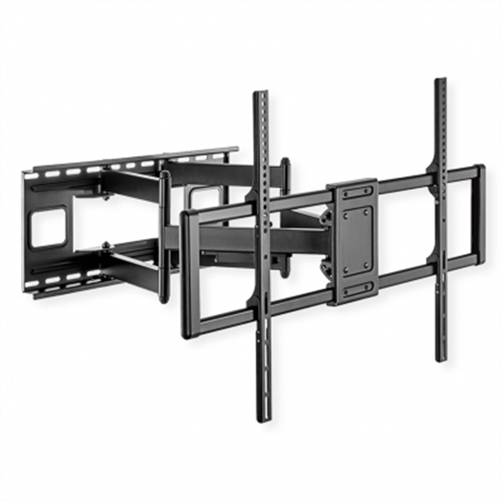 Изображение VALUE Solid Articulating Wall Mount TV Holder, < 120kg, < 304.8cm (60" - 120"), black