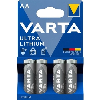 Attēls no Varta MN 1500 Ultra Lithium AA (LR6) Blister pack 4pcs