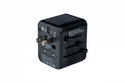 Picture of Verbatim 49543 power plug adapter Universal Black