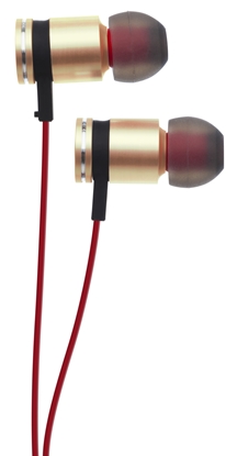 Attēls no Verbatim High Performance Sound Isolating Earphones - Gold