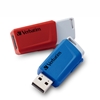 Picture of Verbatim Store 'n' Click - USB 2.0 Drive 3.2 GEN1 - 2x32 GB - Red/Blue