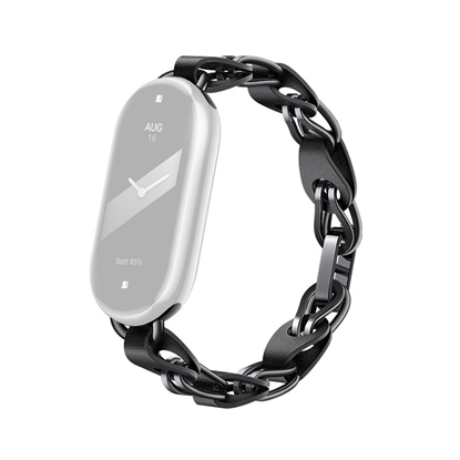 Attēls no Dirželis apyrankei XIAOMI Smart Band 8 Chain Strap, Black