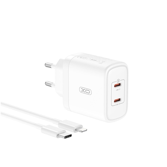 Изображение XO CE08 PD Wall charger 50W + USB-C cable