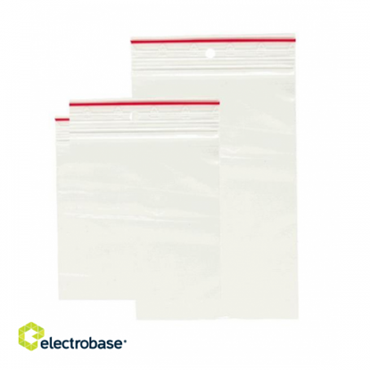 Picture of Zip Lock somas, 180x250mm, LDPE, 40mk, 100 gab.