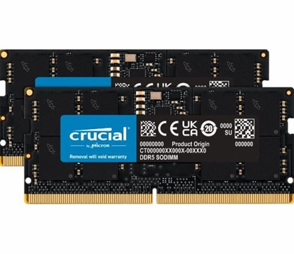 Attēls no Crucial DDR5-5600 Kit       96GB 2x48GB SODIMM CL46 (16Gbit)
