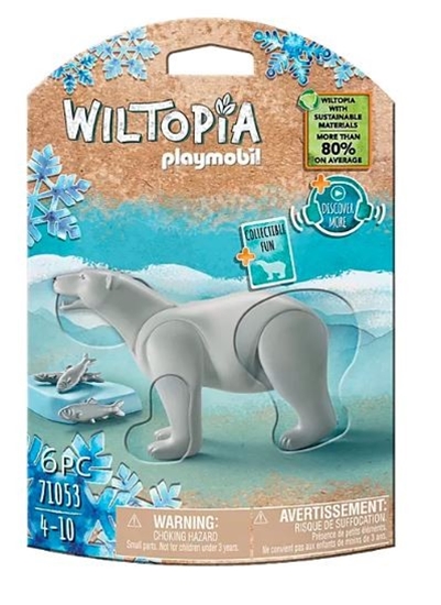 Изображение Playmobil PLAYMOBIL 71053 Wiltopia polar bear, construction toy